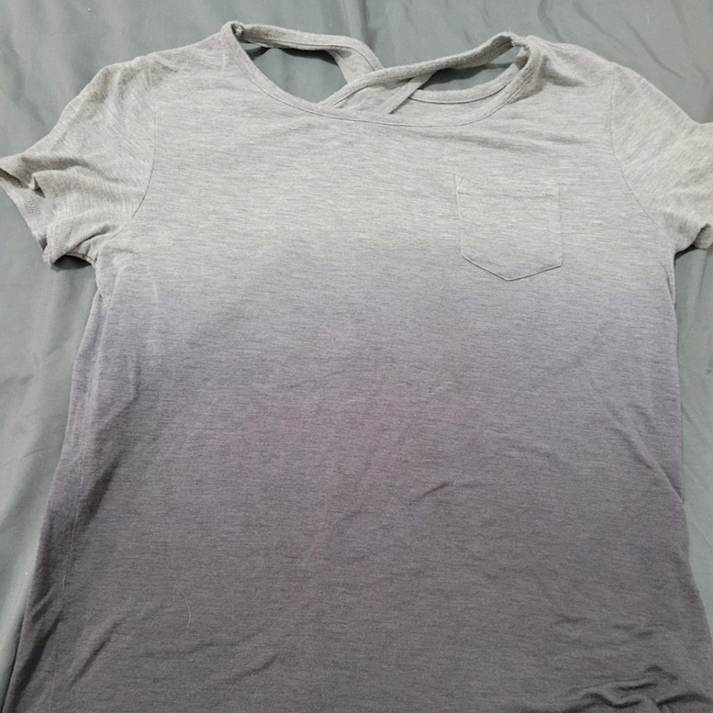 Gray Ombre loose shirt
